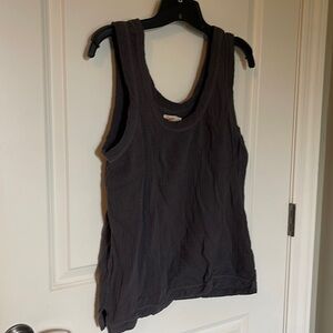 Dark gray loose fit tank top EUC